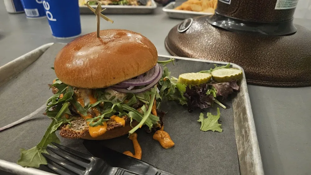 Mushroom Provolone Burger